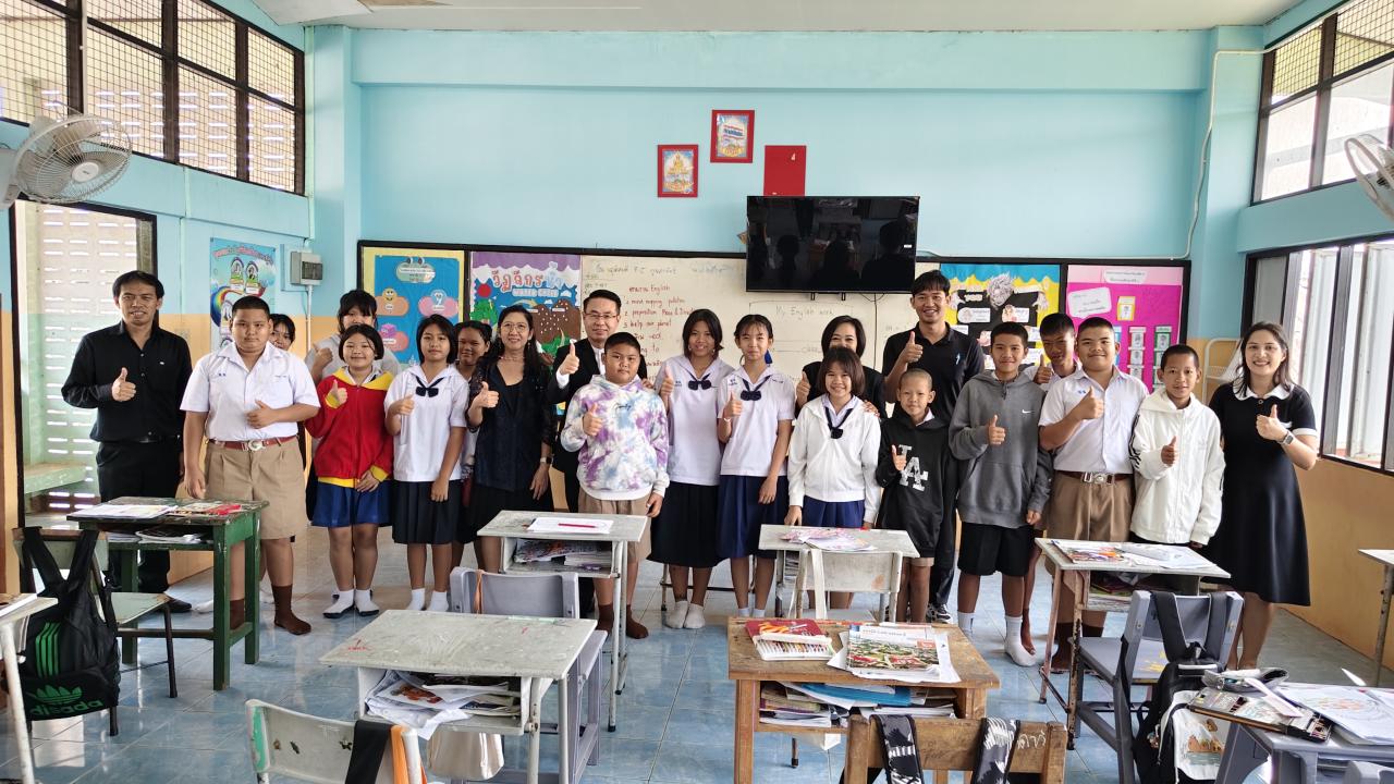 ผอ.สพป.ลำปาง เขต 1 ตรวจเยี่ยมโรงเรียนพิชัยวิทยา (บ้านต้นยางมิตรภาพ 14)